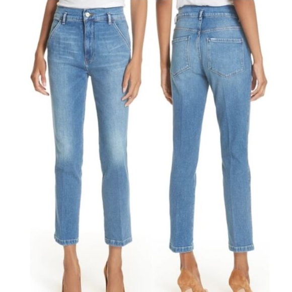 FRAME Le Slender Straight Leg Jeans Thistle Wash LSLTR969 Size 26 - Picture 1 of 5